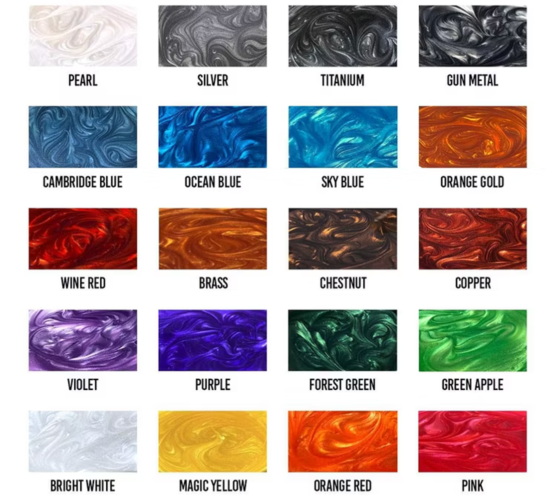 Metallic Epoxy Colors and Effects